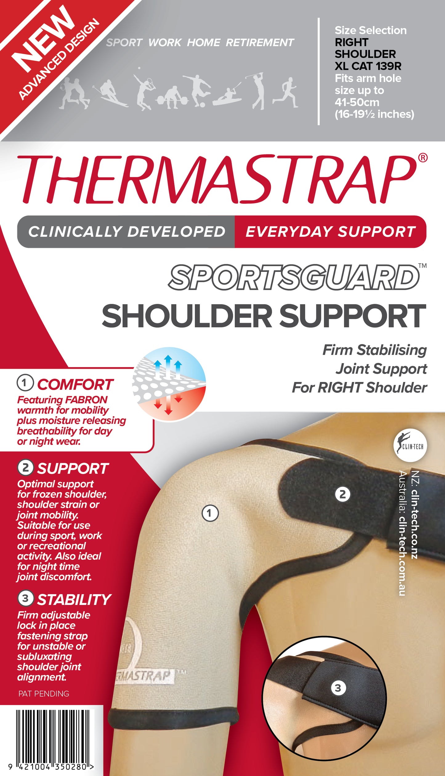 Thermastrap Sportsguard Shoulder Support