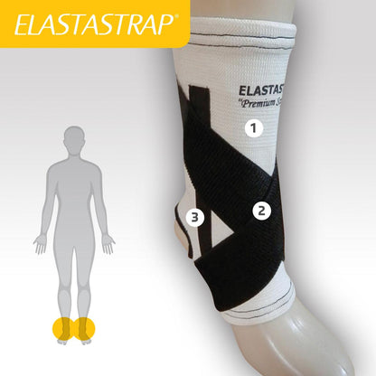 Elastastrap Compression Premium Sport Ankle Stabiliser - clin-tech